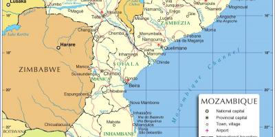 Maputo Mozambique kaart