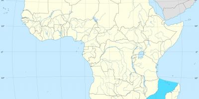 Straat van Mozambique afrika kaart